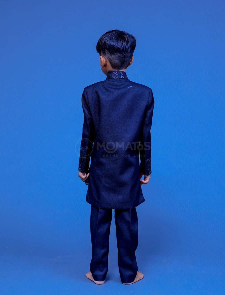 Black Sherwani For Boy