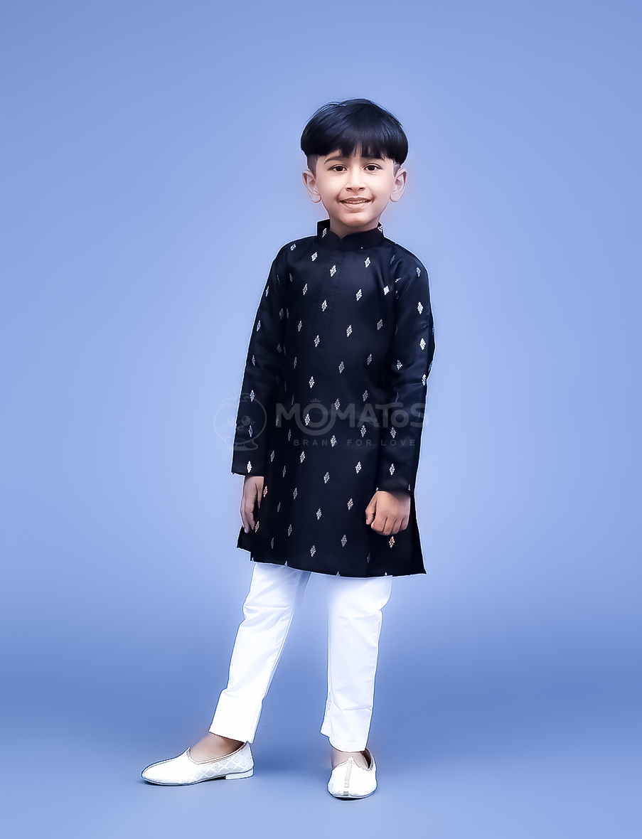 black kurta pyjama, black kurta pajama, black color kurta pajama