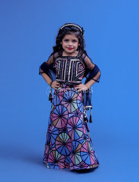 Black Choli set For Girl