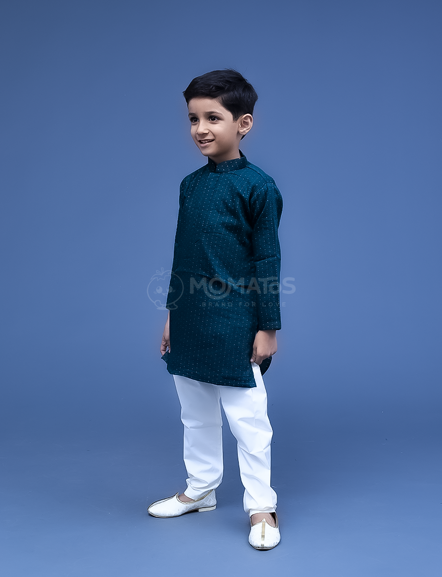 GREEN KURTA PYJAMA FOR BOY