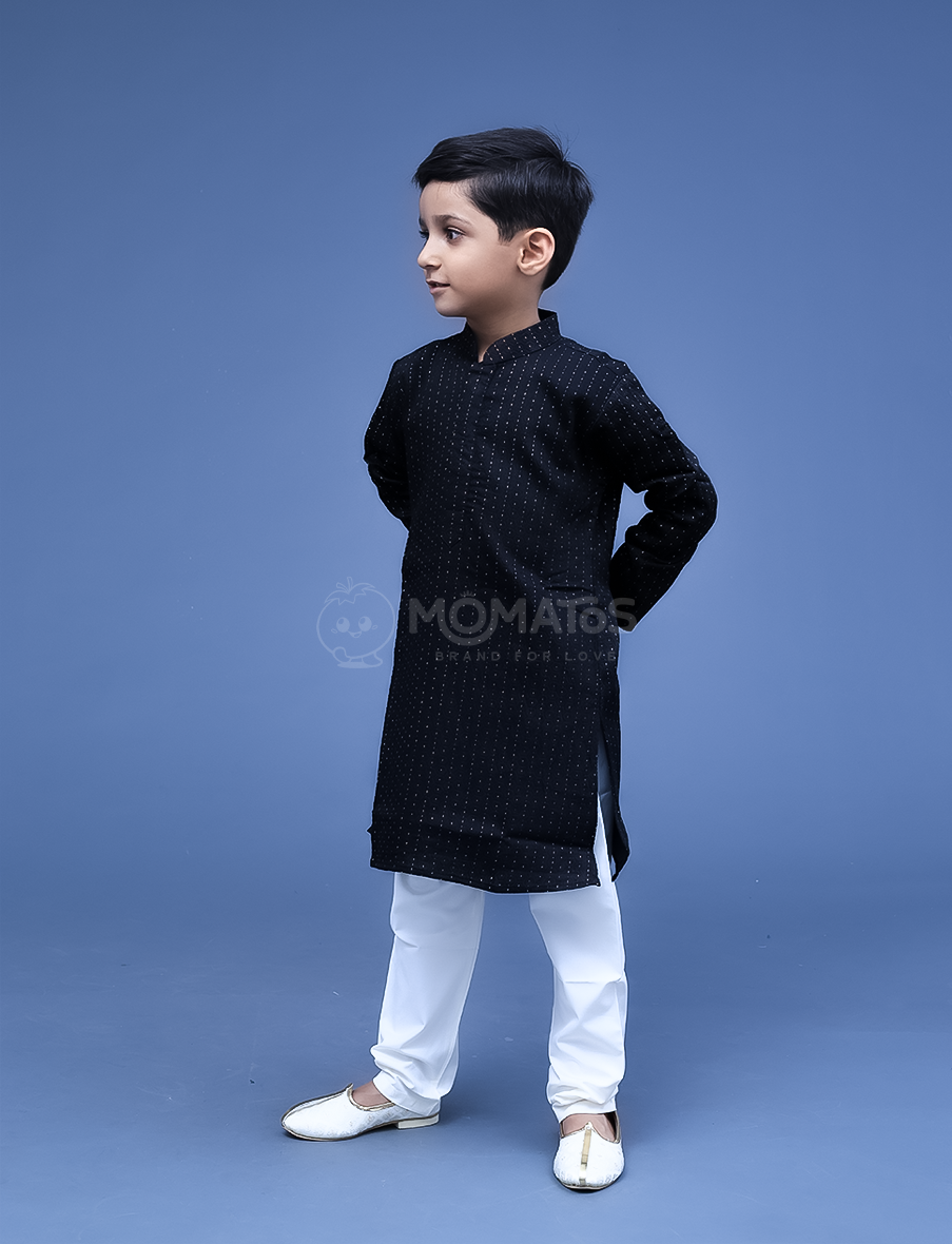 black kurta pyjama, black kurta pajama