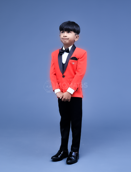 RED SUIT FOR BOY - Hover Image