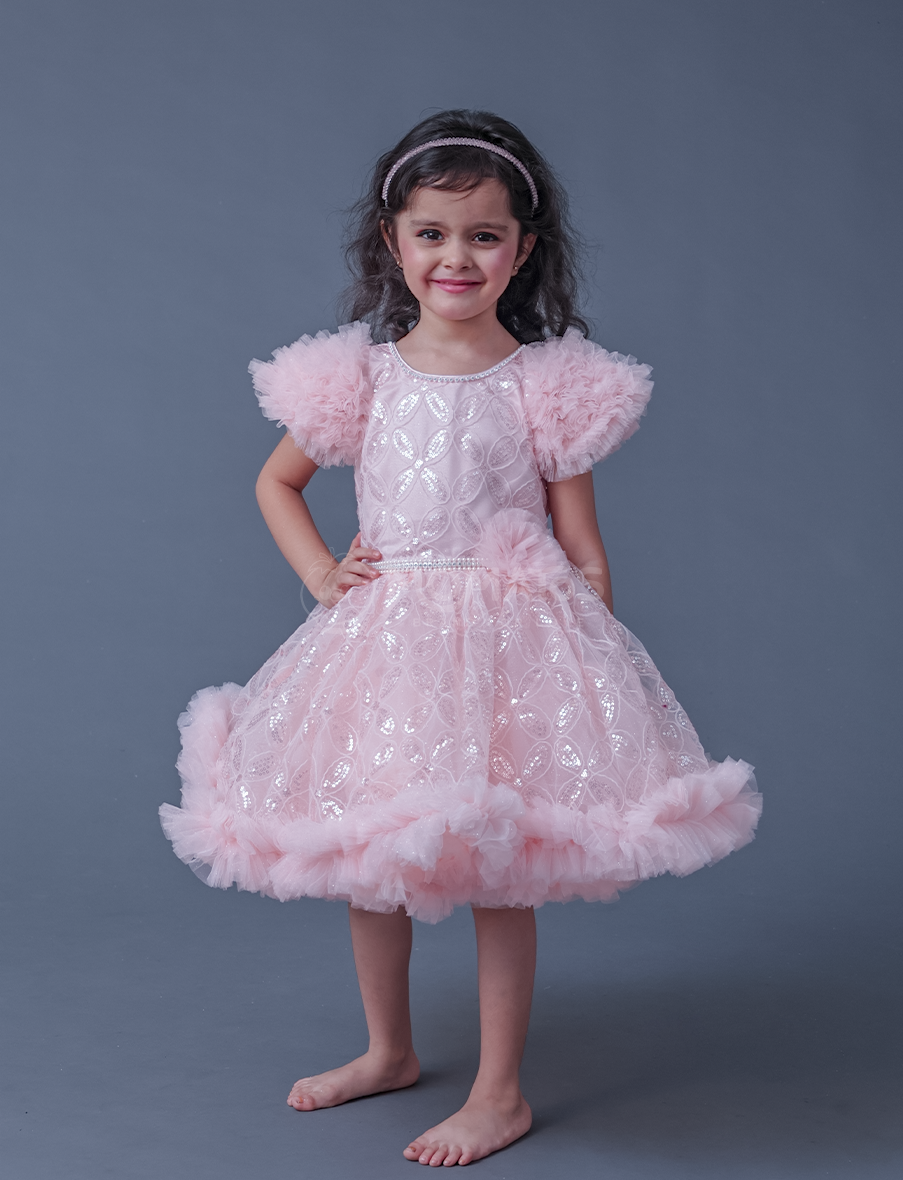 Pink Frock For Girl