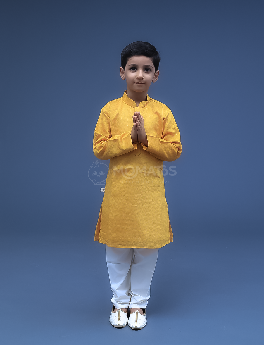 Mustard  kurta pyjama