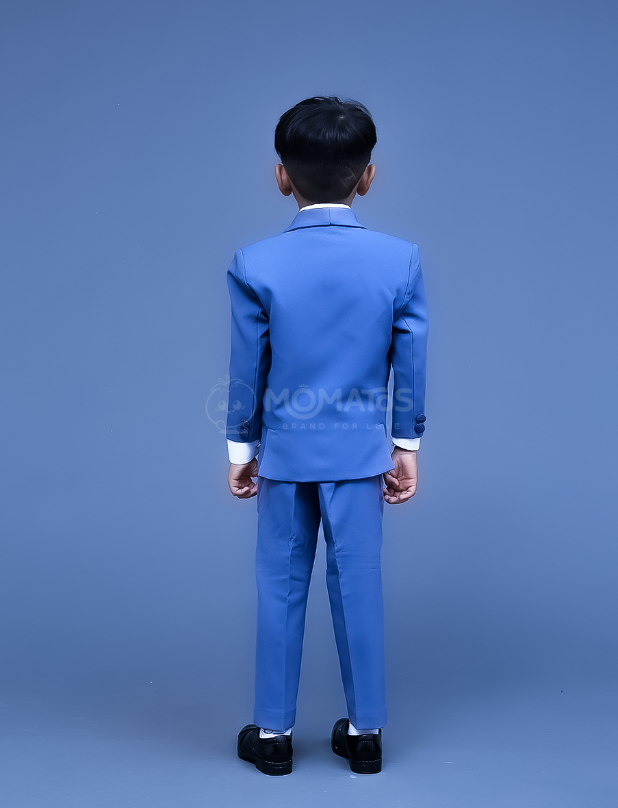 Dress your little one in a dapper blue suit! 