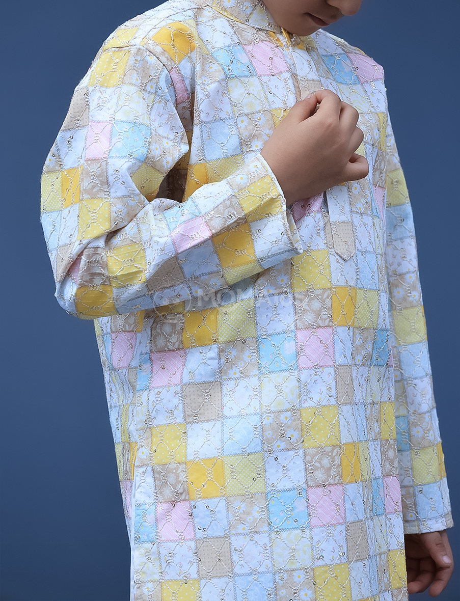 Multi color kurta pajama