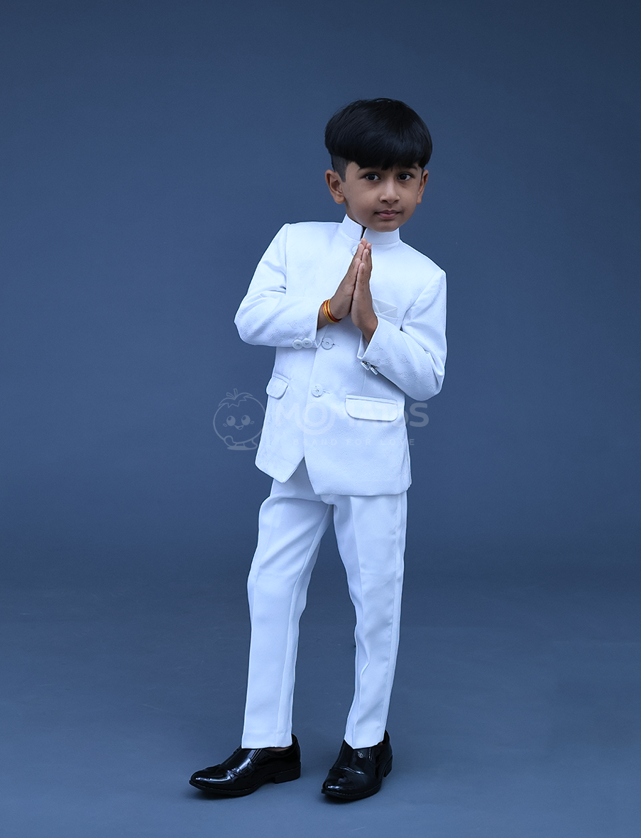 White Jodhpuri For Boy
