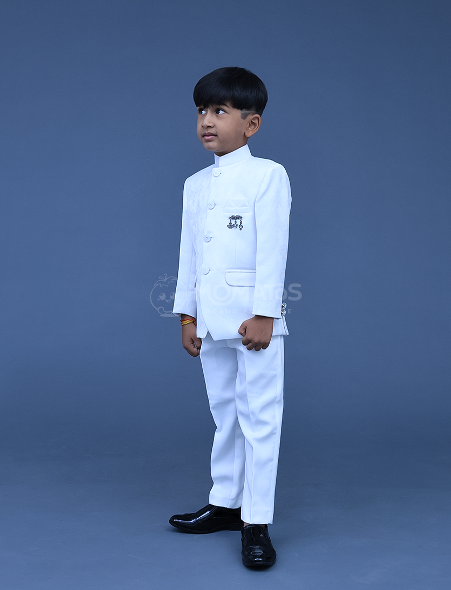 White Jodhpuri For Boy