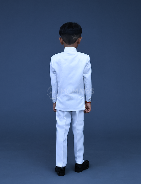 White Jodhpuri For Boy - Quaternary Image