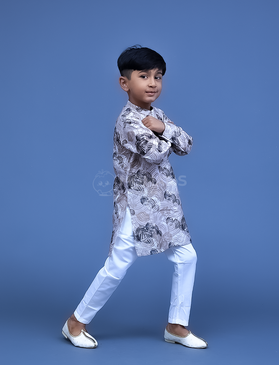 Fawn 2 Pc Kurta Pyjama
