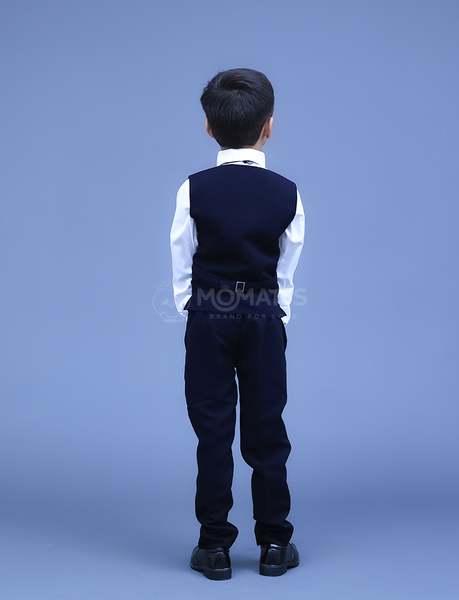 BLUE PARTY WEAR SET FOR BOY - Tertiary Image