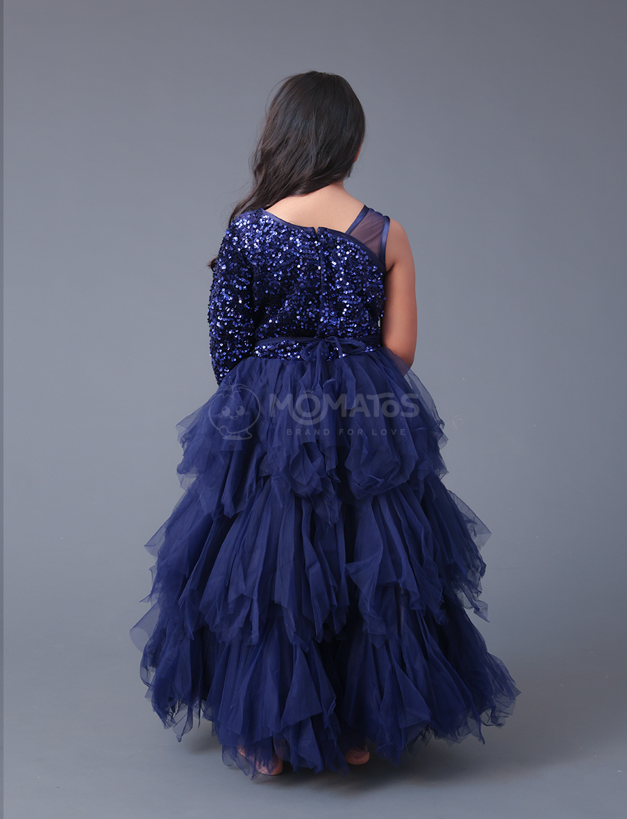 Nevy Blue Gown For Girl
