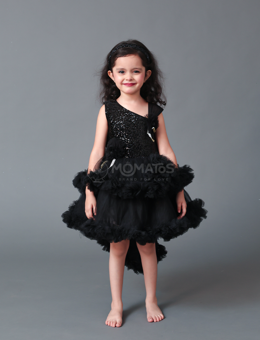 BLACK FROCK FOR GIRL