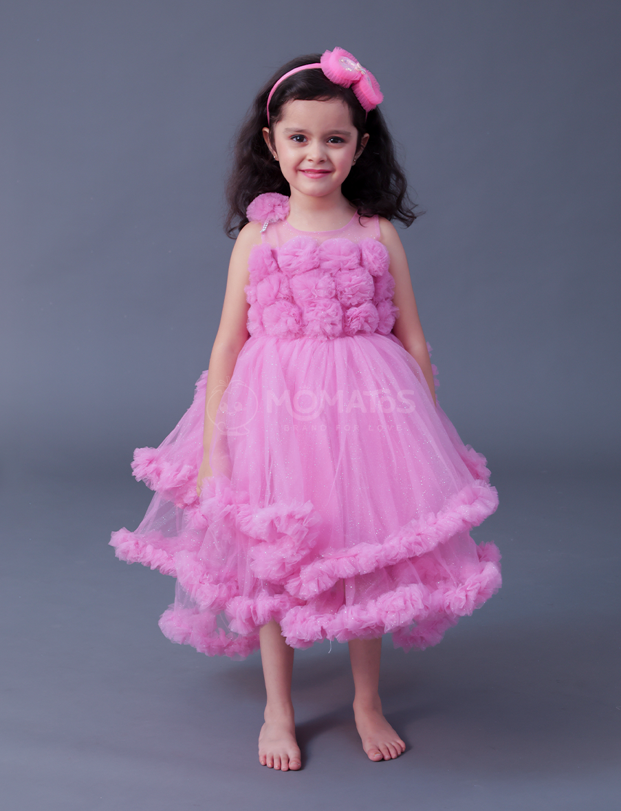 Pink Frock For Girl