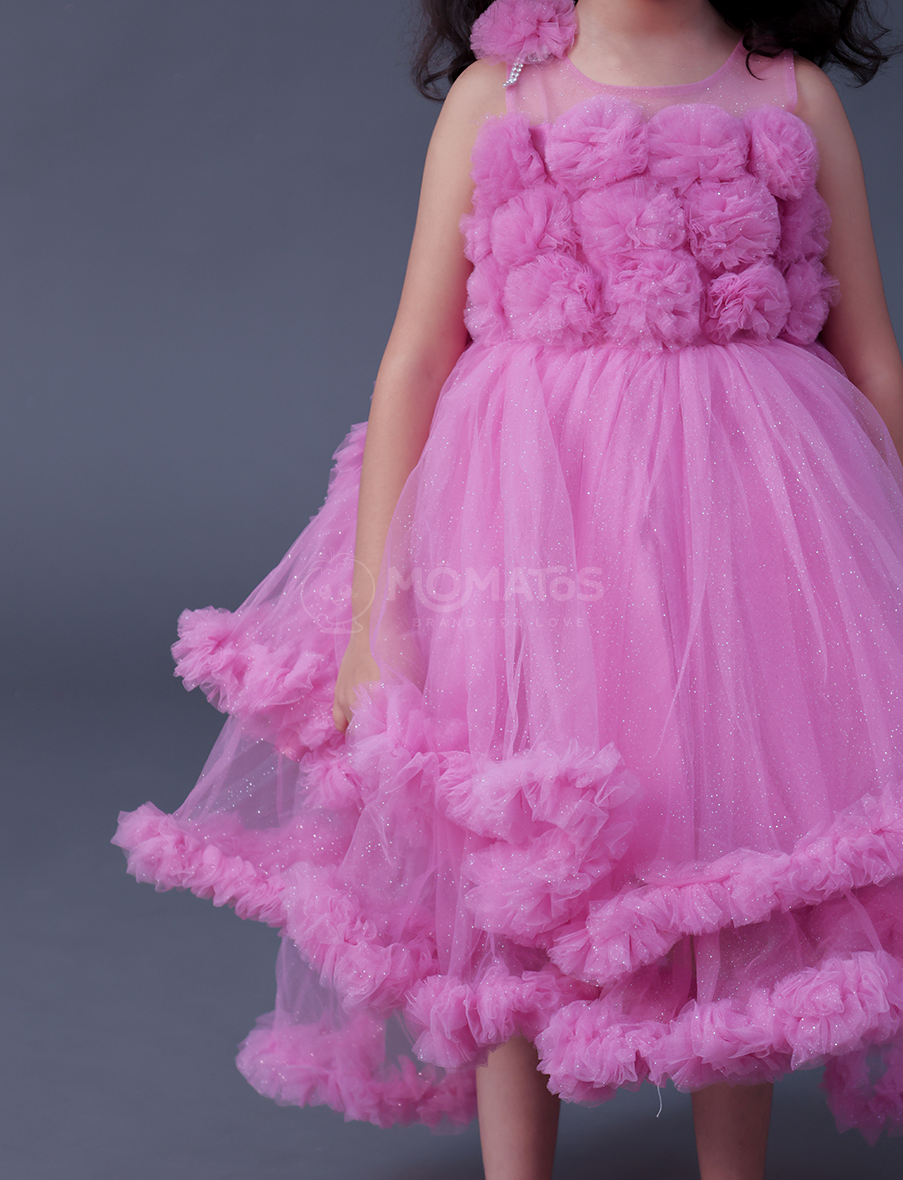 Pink Frock For Girl