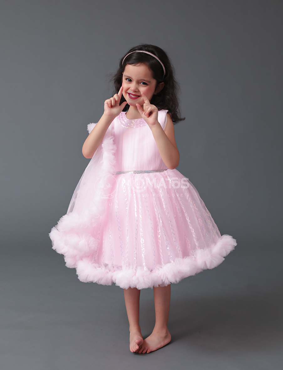 Pink frock for girl