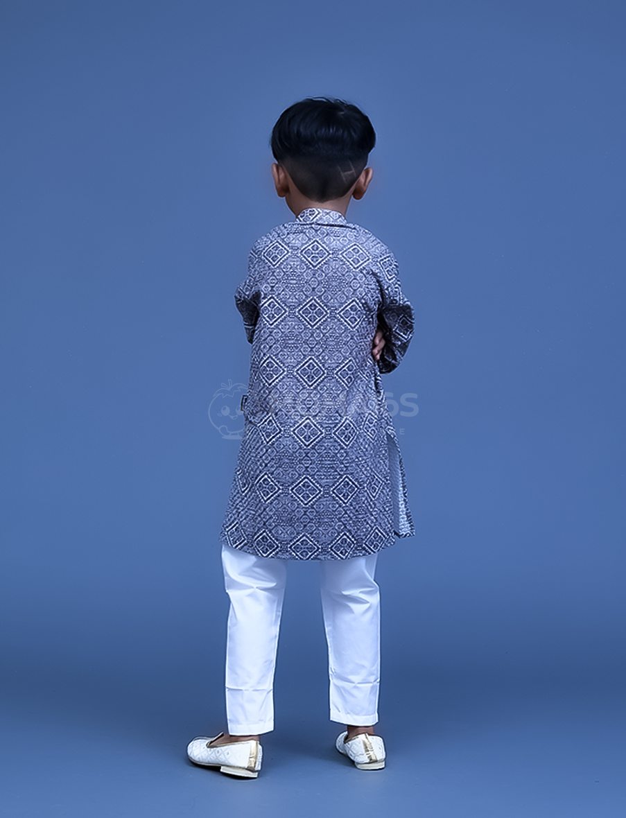 Green 2pc Kurta-pyjama