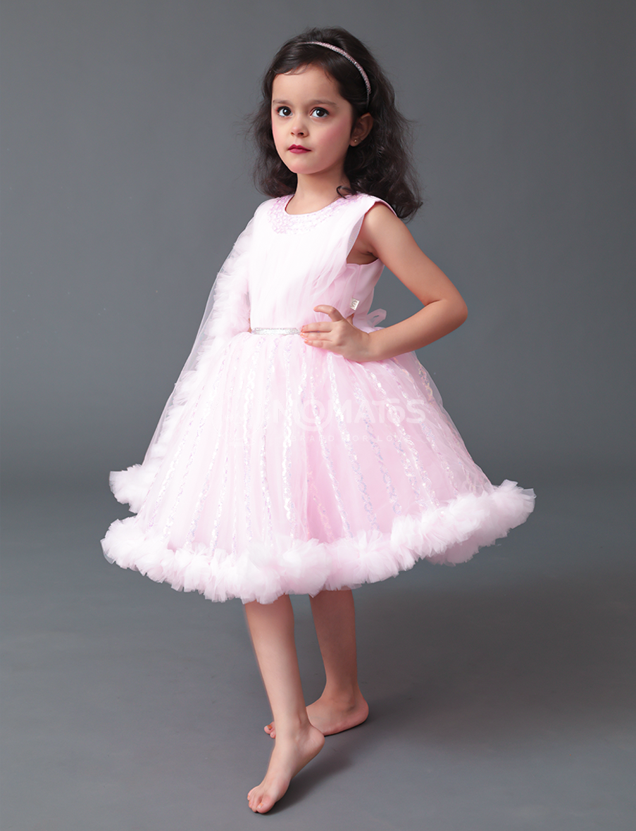 Pink frock for girl