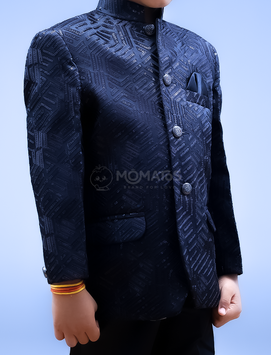 Black Jodhpuri For Boy