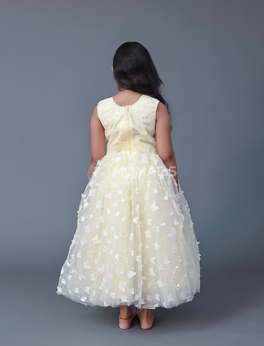 Lemon Gown For Girl