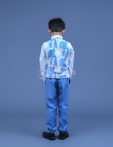 SKY BLUE PARTY WEAR SET FOR BOY - Quaternary Image