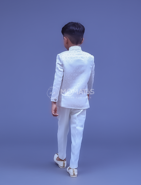 white jodhpuri for boy - Quaternary Image