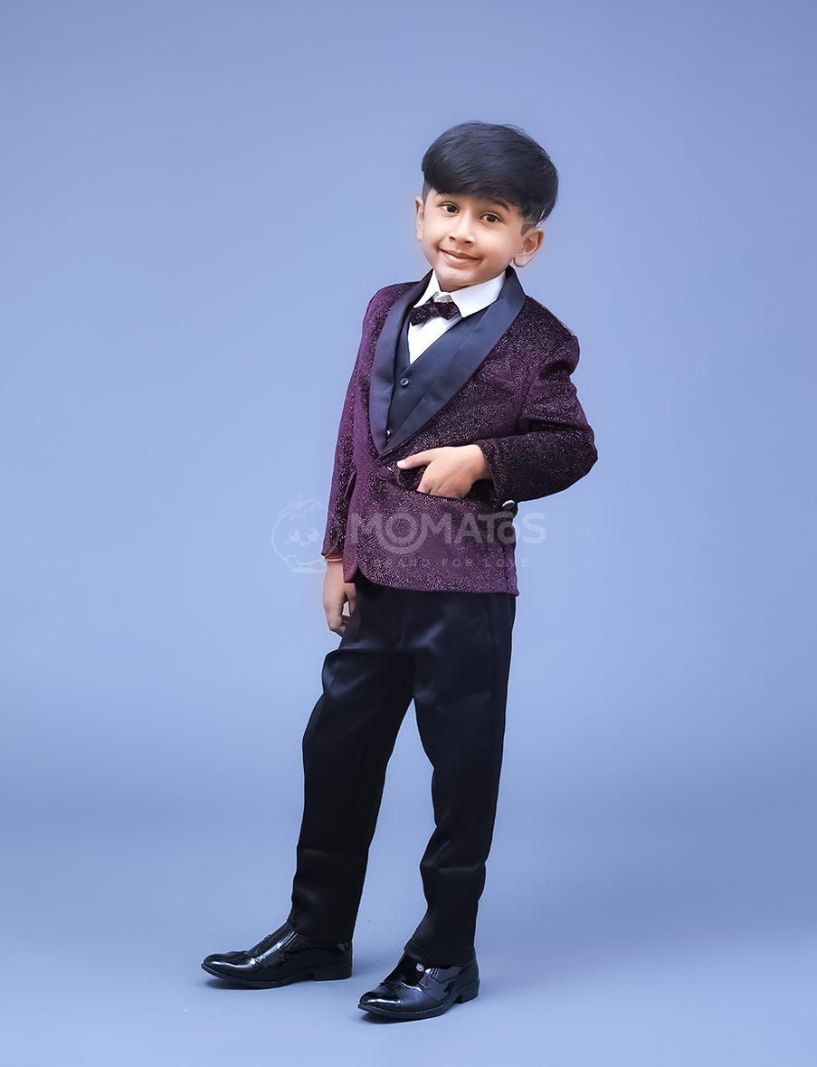 PURPLE SUIT FOR BOY